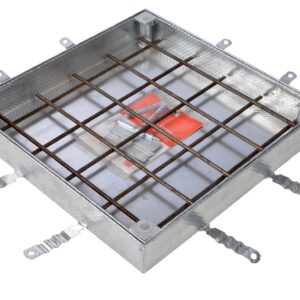 UniFace 300×300 Galvanised Steel Rec Cover 83mm Deep Facta D 415858
