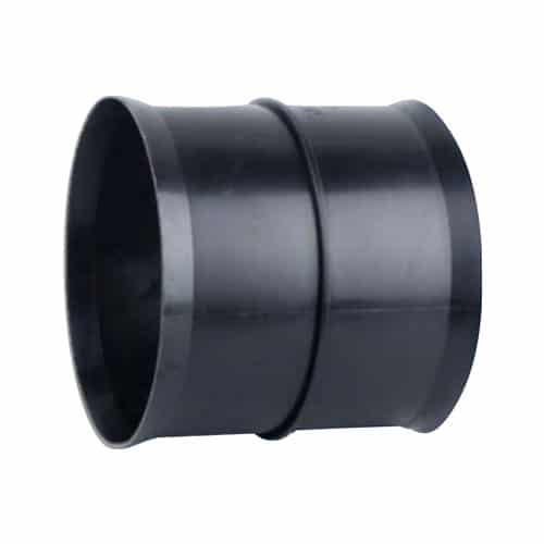Versatile coil coupling made from black plastic, comes in a range of size for optimal functionality.