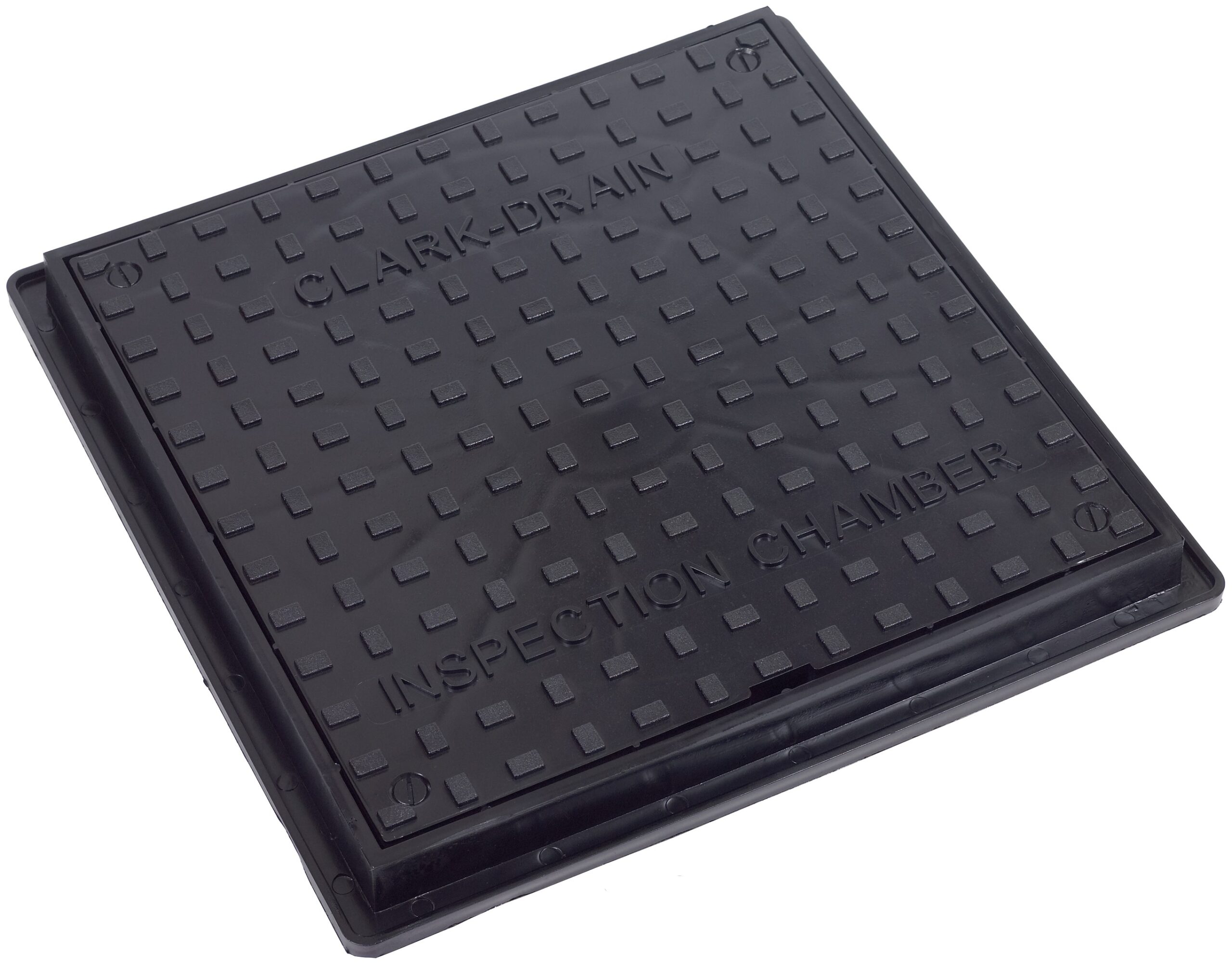 Specially engineered round to square manhole cover.