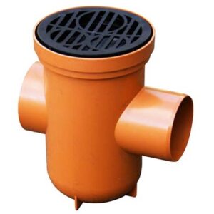 The robust bottle gully with back inlet is stocked at Castings Drainage.