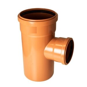 160mm x 110mm EN1401 Unequal Junction Double Socket