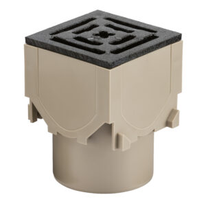 47010 Aco RainDrain Corner Unit with Cast Iron Top B125
