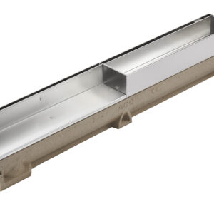 47031 RainDrain B 125 with slotted stainless steel grate and access cover 001