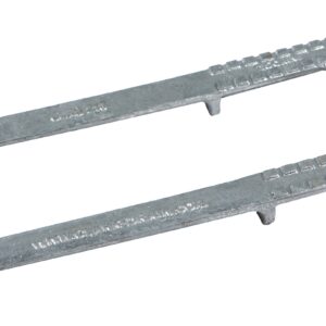 Galvanised Step Iron 230mm Tail