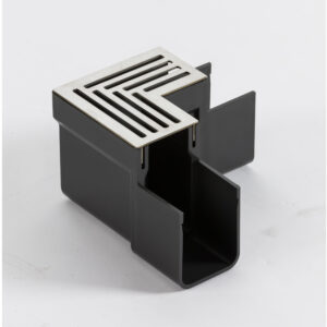 ACO Threshold Drain corner designed to make 90° angles in your threshold systems.