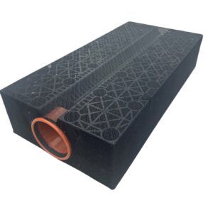 Rainwater diffuser unit designed for diffusion of collected rainwater.