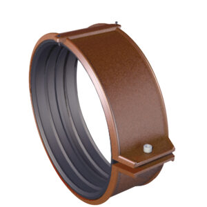 Heavy-duty ductile iron coupling.