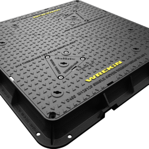 Hercules D400 1200x1200 manhole cover designed for highways and major infrastructure.