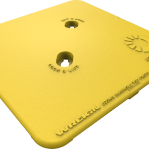 Wrekin Manhole protector shell designed for manhole covers during construction work.