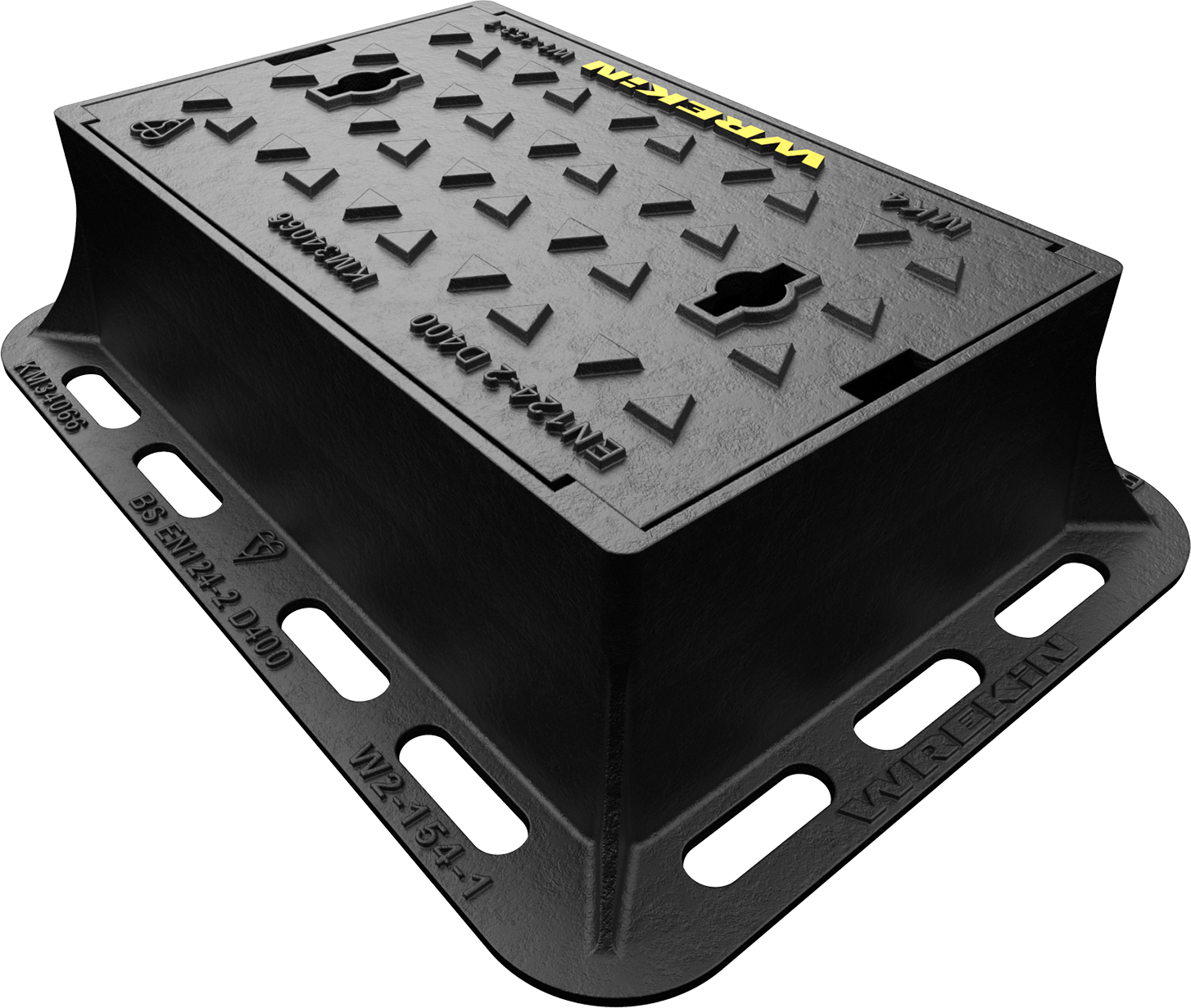 WREKIN Grade A Surface Box designed for Designed for carriageways and trafficked areas, it provides stable, compliant access to underground services under regular vehicle loading.