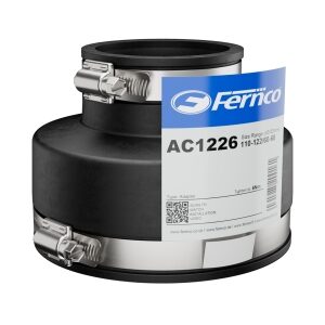 Fernco AC1226 Adaptor Coupling 110-122mm/60-68mm