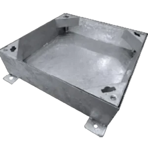 Wrekin 100mm Recessed Cover allows paving materials to be installed within the recessed tray.