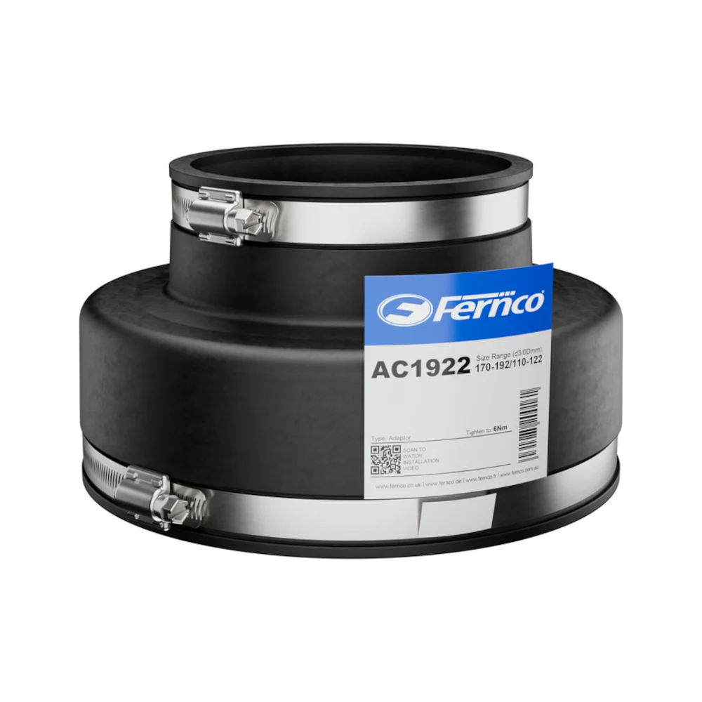 Pipe Reducer Coupling designed to connect drainage pipes with different outside diameters.