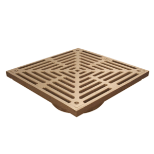 Wade L2104 201mm Sq Nickel Bronze Vari-Level Grating