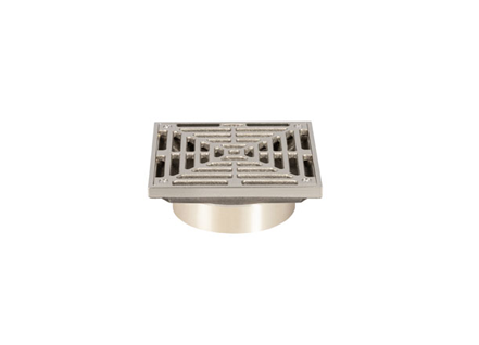 Wade L2193 150mm Sq Nickel Bronze Direct Connection Grating 110mm