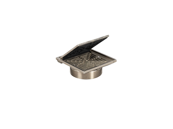 Wade L5301 150mm Sq Nickel Bronze Vari-Level Covered Grating