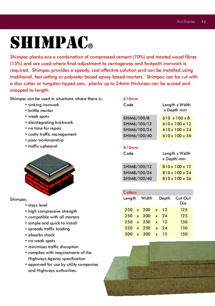 Shimpac Plank 610x100x12mm - Image 2